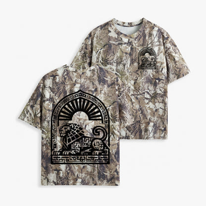 Persian Lion Arch Camo T-Shirt – Khaki