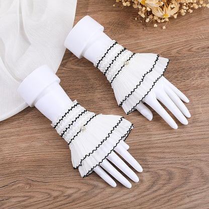 Lace Bell Sleeve Detachable Cuffs for Women