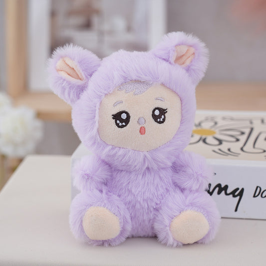 Lily Elf Bunny Plush Keychain - Whimsical Fantasy Friend