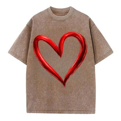 Love Heart - Vintage T-shirt