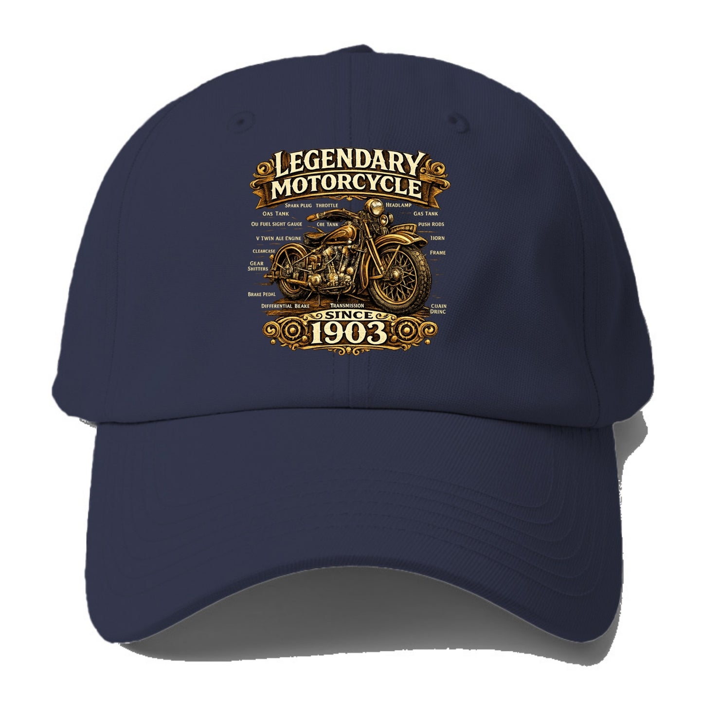 Legendary Motorcycle 1903 - Baseball Cap For Big Heads