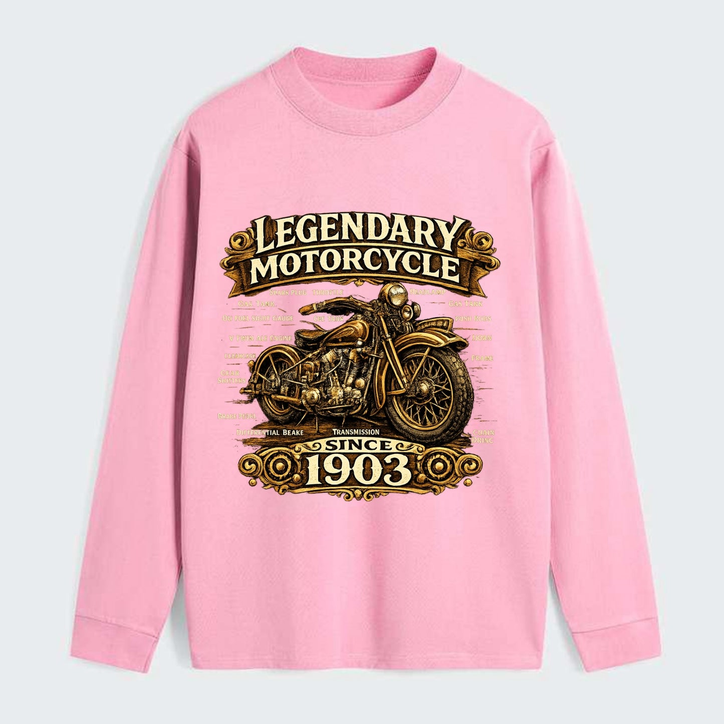 Legendary Motorcycle 1903 - Classic Long Sleeve Shirt