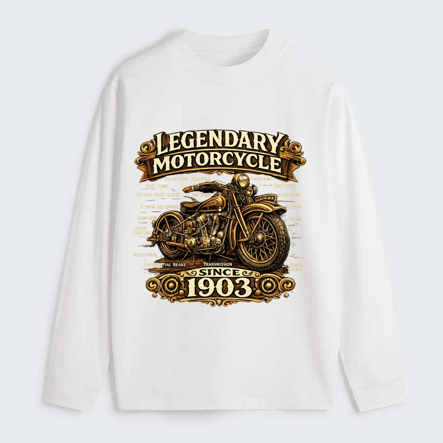 Legendary Motorcycle 1903 - Classic Long Sleeve Shirt