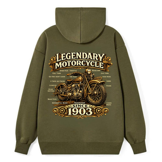 Legendary Motorcycle 1903 - Classic Pullover Hoodie