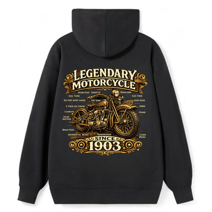 Legendary Motorcycle 1903 - Classic Pullover Hoodie