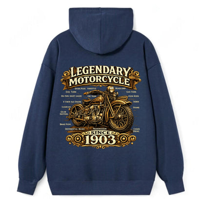 Legendary Motorcycle 1903 - Classic Pullover Hoodie