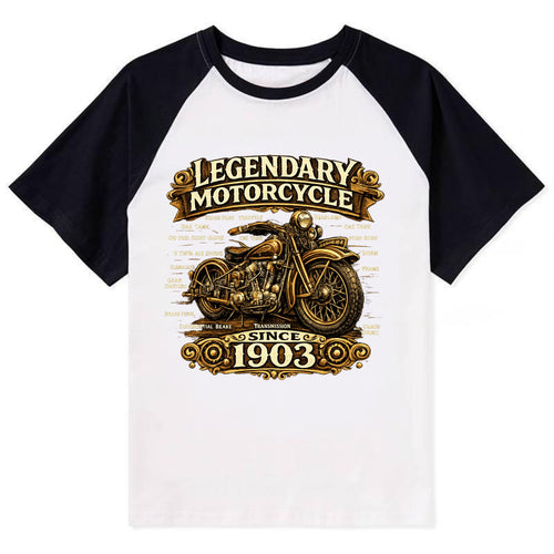 Legendary Motorcycle 1903 - Contrast Raglan T-shirt