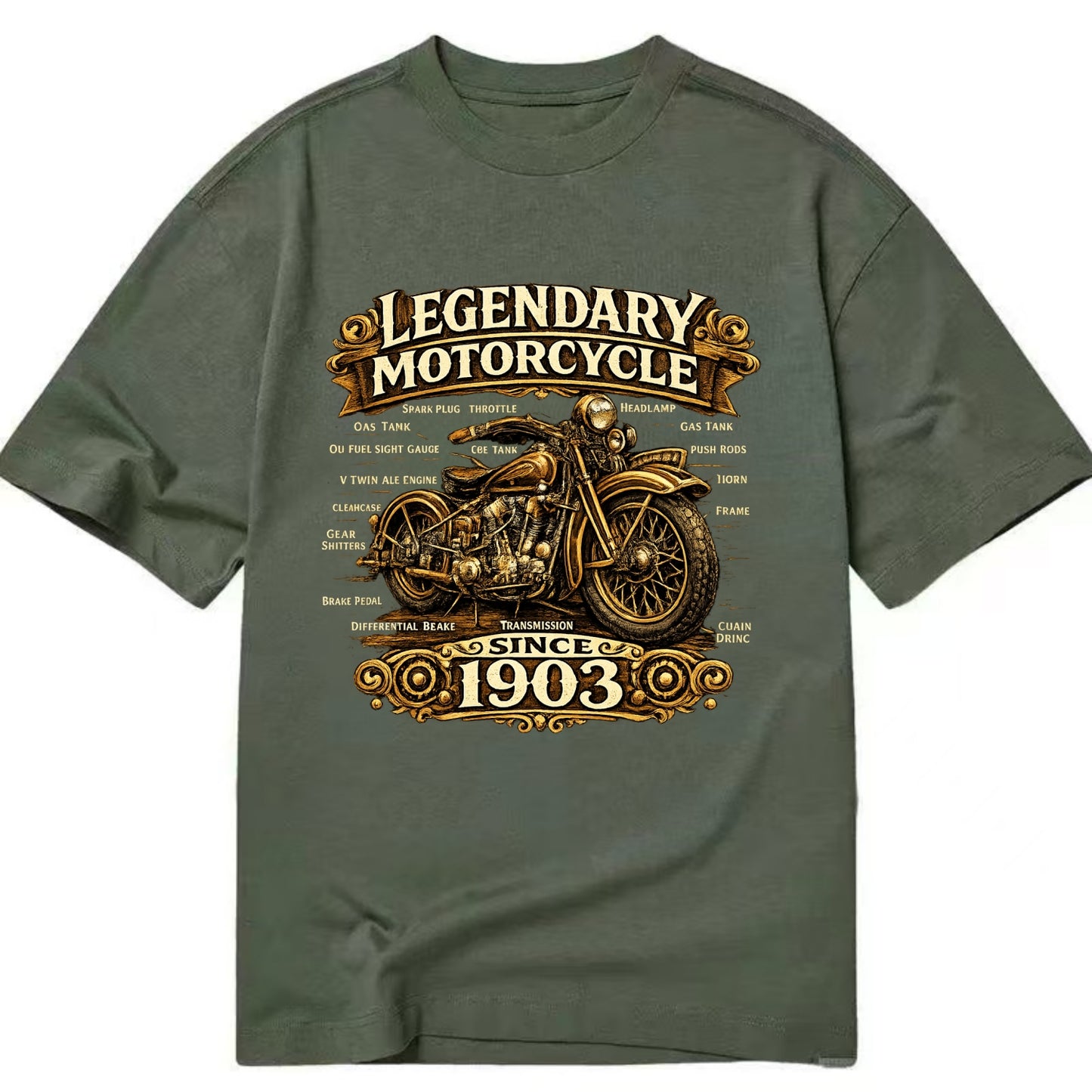 Legendary Motorcycle 1903 - Classic T-shirt