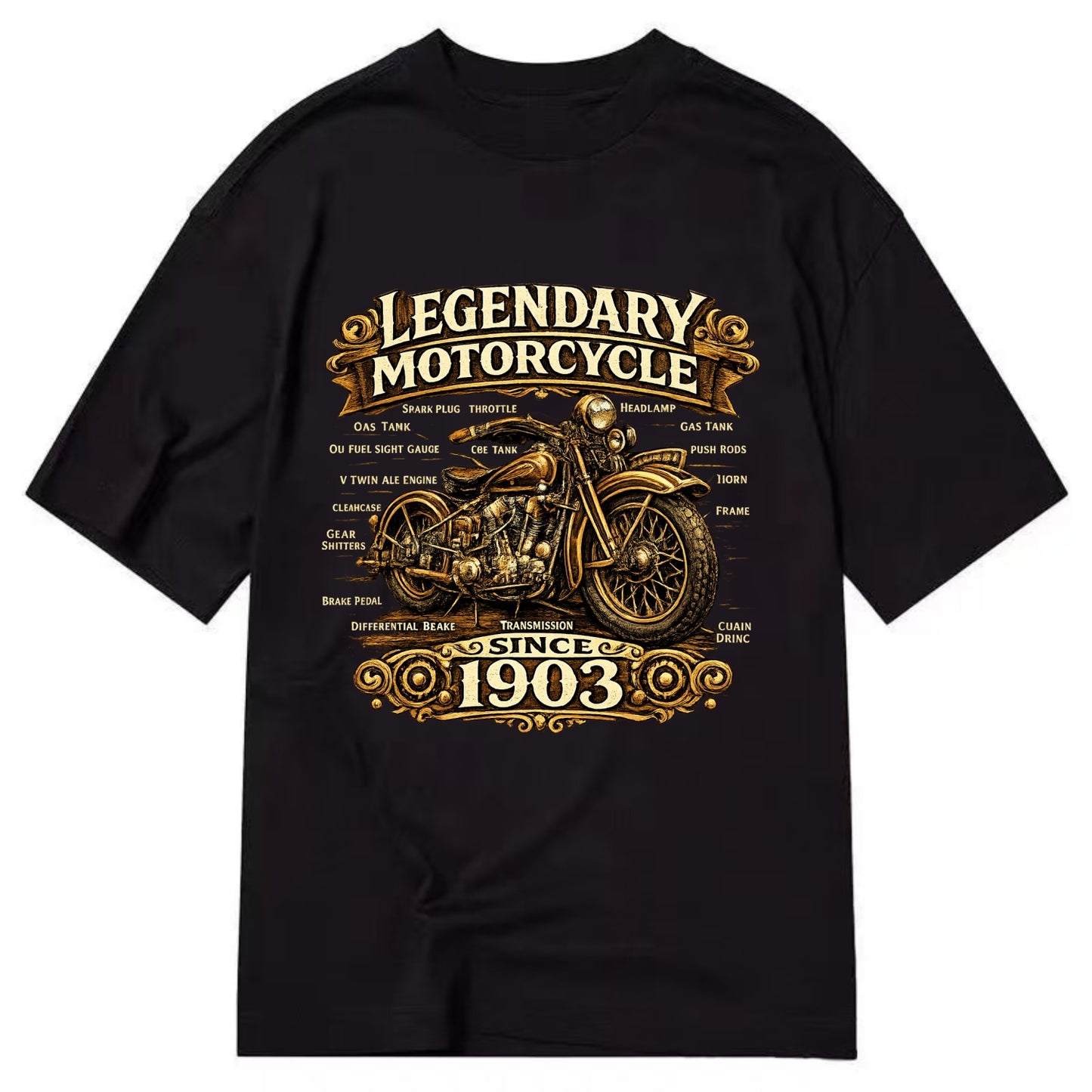 Legendary Motorcycle 1903 - Classic T-shirt