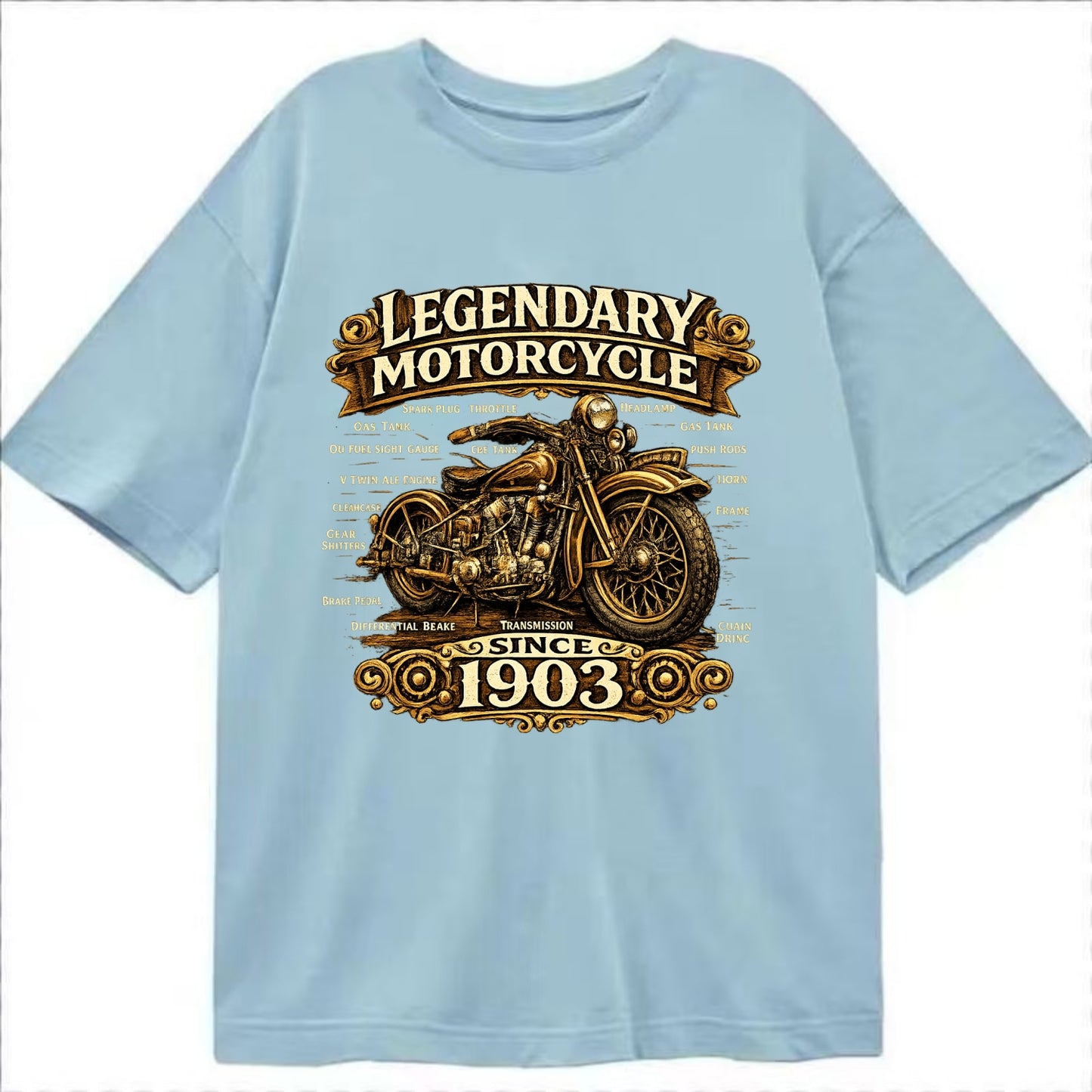 Legendary Motorcycle 1903 - Classic T-shirt