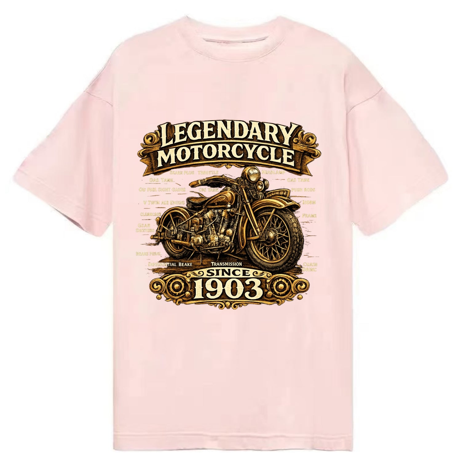 Legendary Motorcycle 1903 - Classic T-shirt
