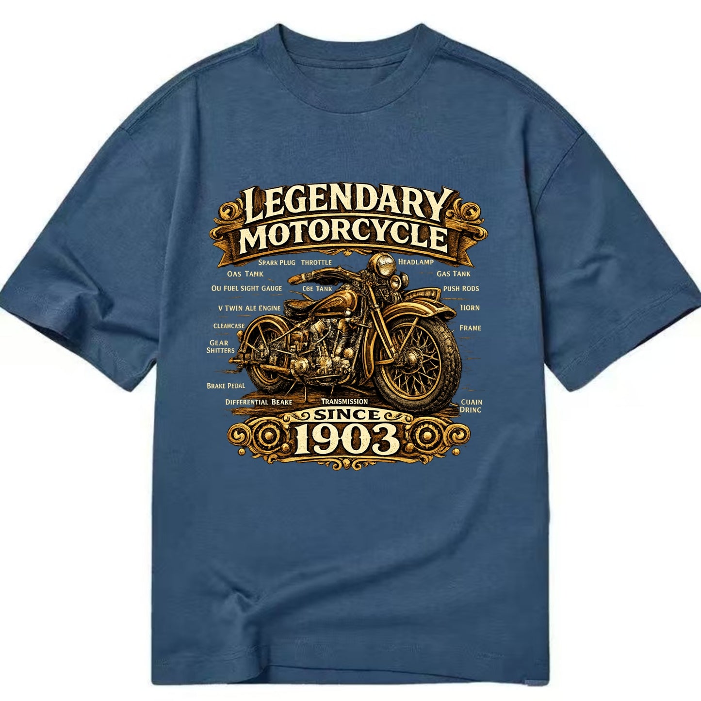Legendary Motorcycle 1903 - Classic T-shirt