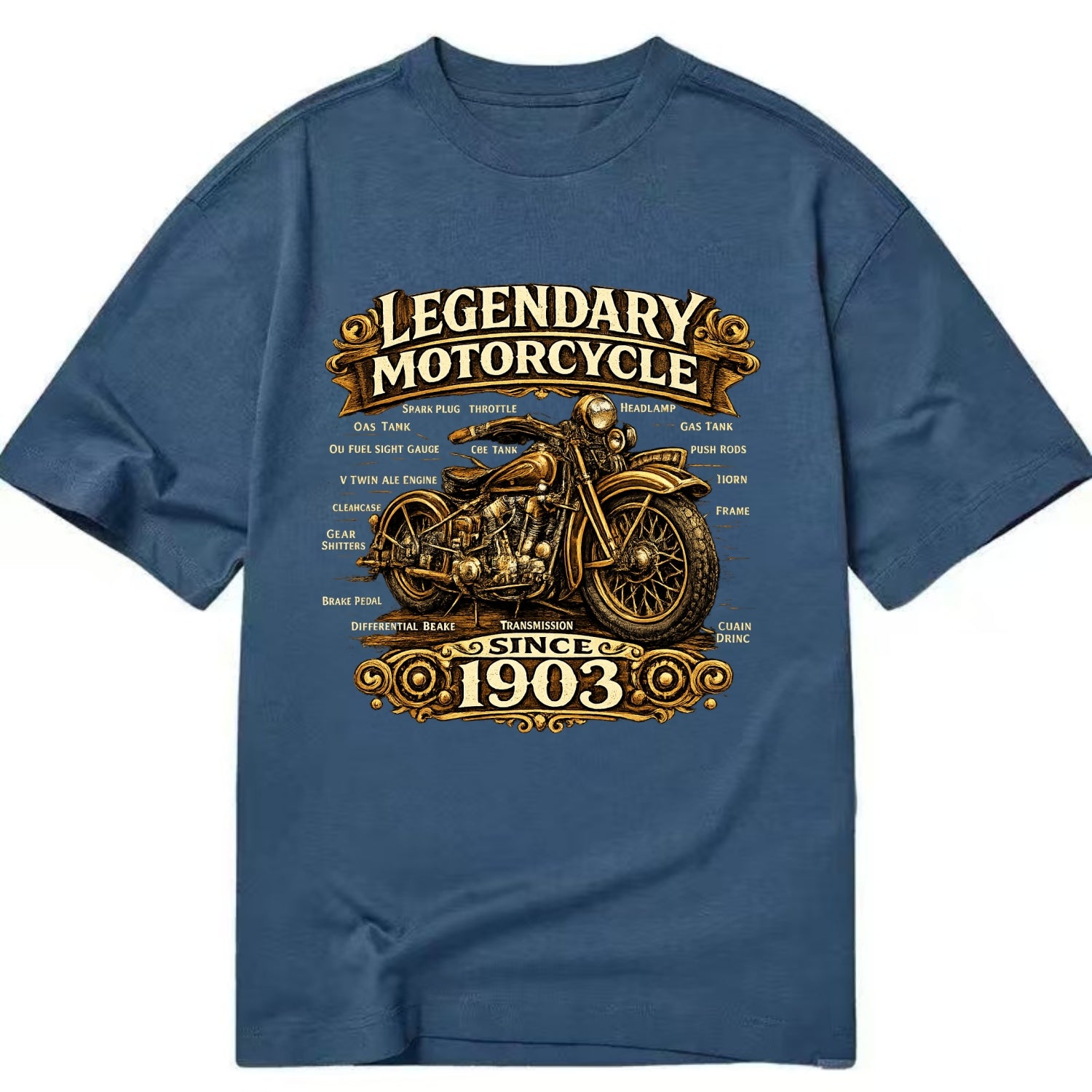 Legendary Motorcycle 1903 - Classic T-shirt