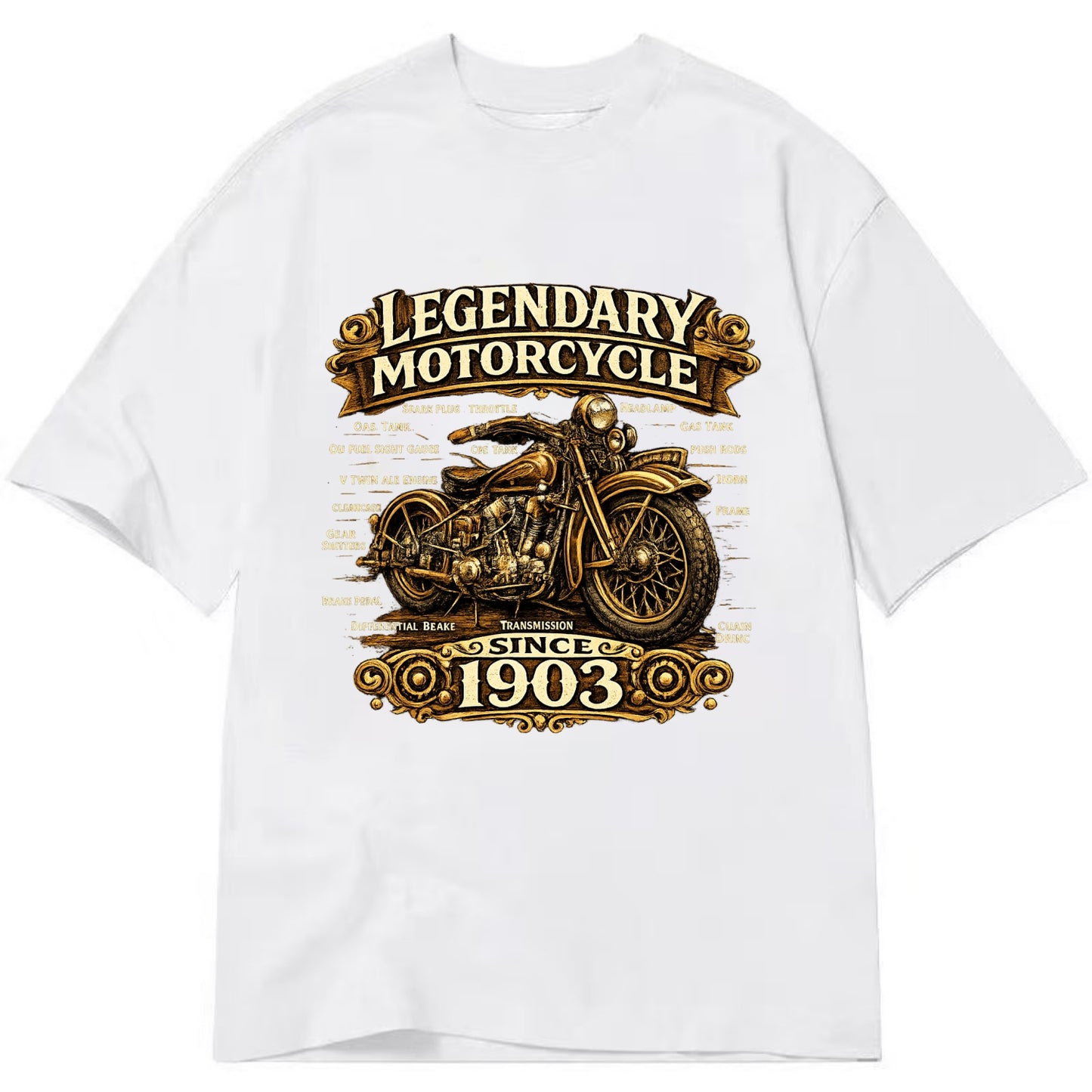 Legendary Motorcycle 1903 - Classic T-shirt