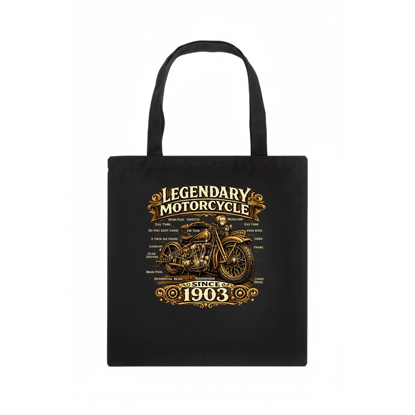 Legendary Motorcycle 1903 - Tote Bag