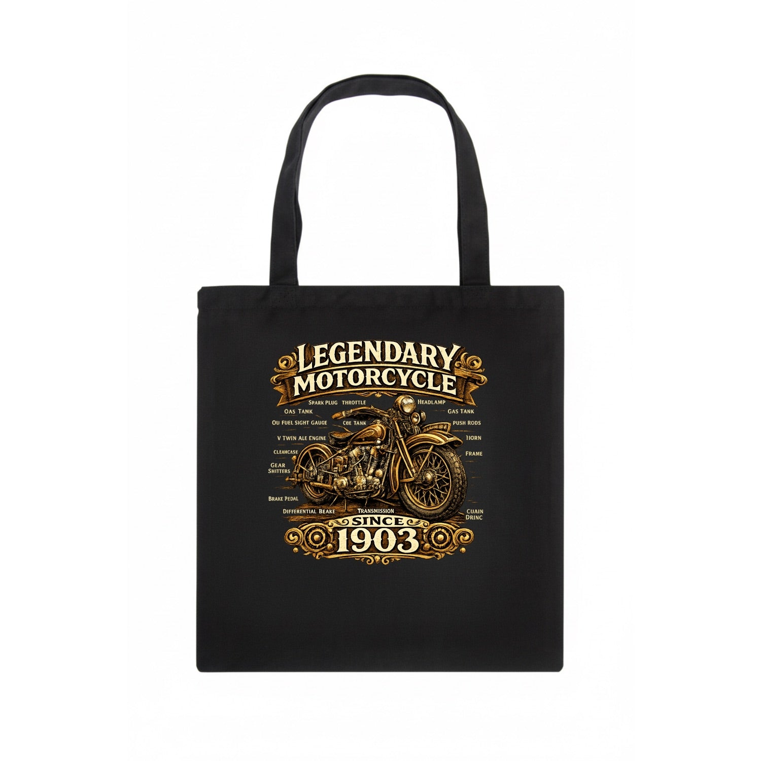 Legendary Motorcycle 1903 - Tote Bag