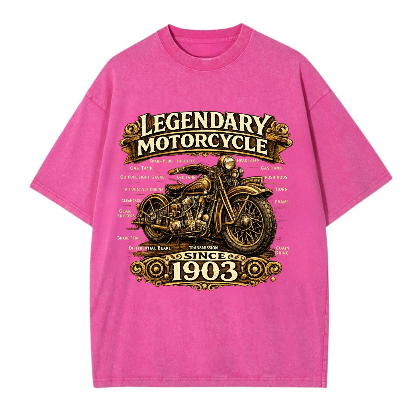 Legendary Motorcycle 1903 - Vintage T-shirt
