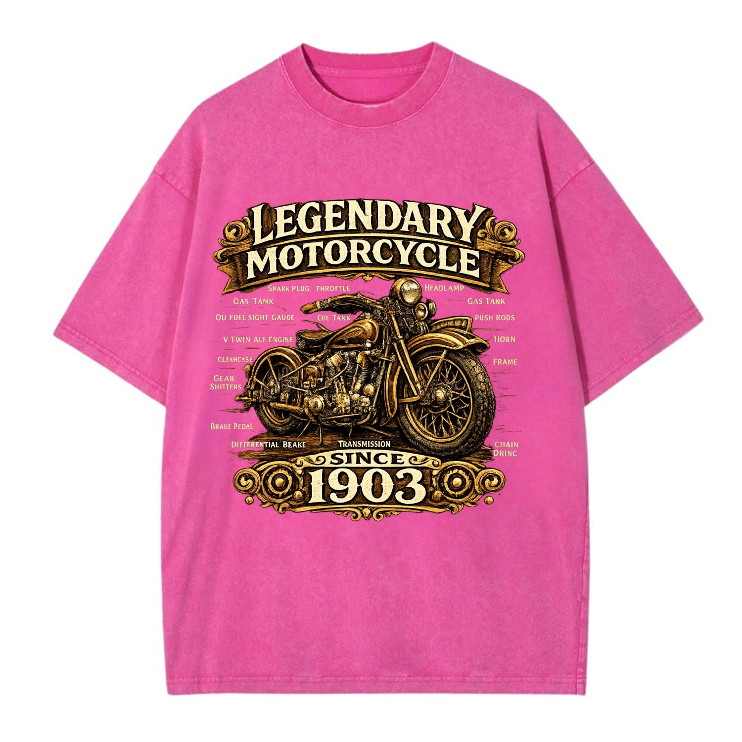 Legendary Motorcycle 1903 - Vintage T-shirt