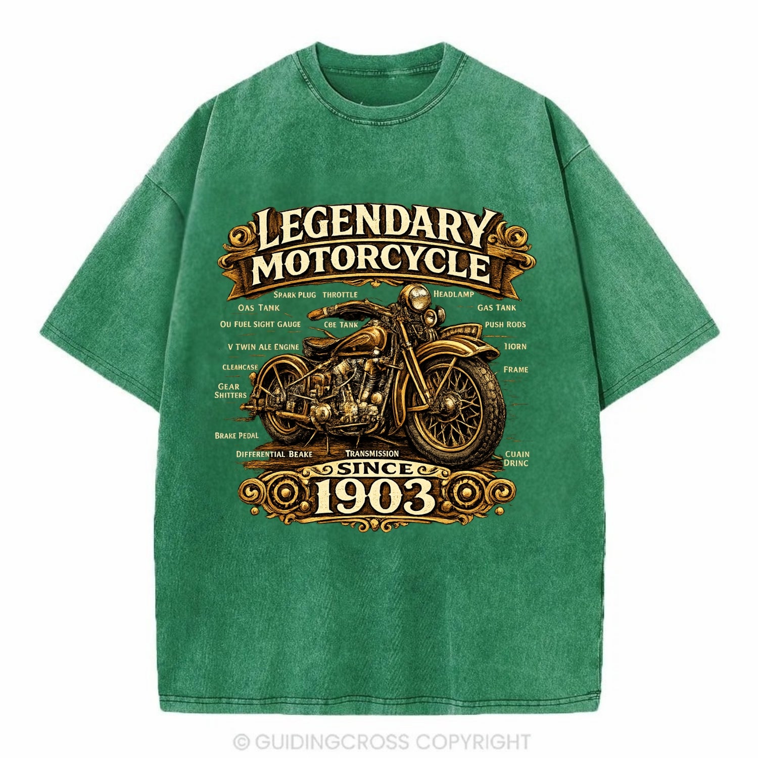 Legendary Motorcycle 1903 - Vintage T-shirt