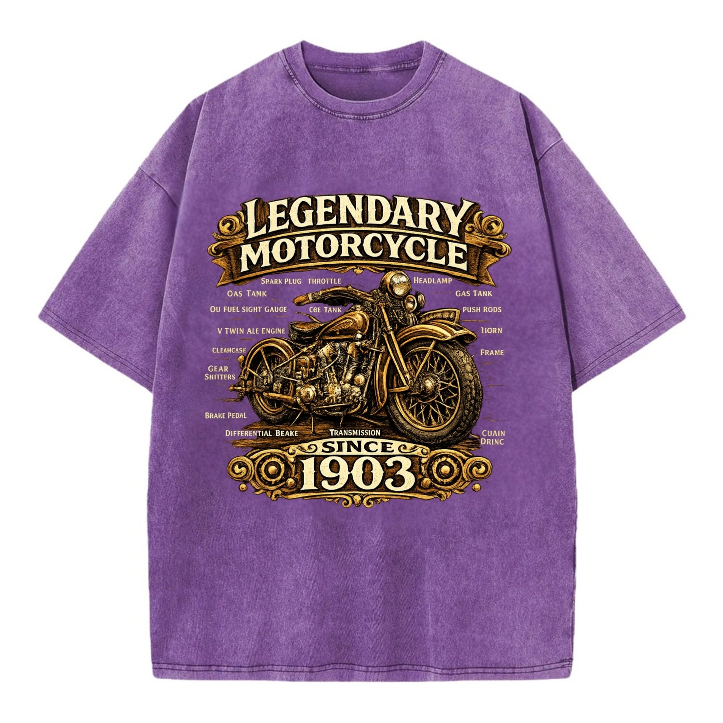 Legendary Motorcycle 1903 - Vintage T-shirt