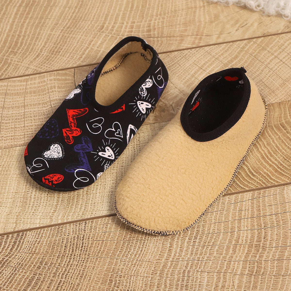 Leopard Print Cozy Floor Socks for Women