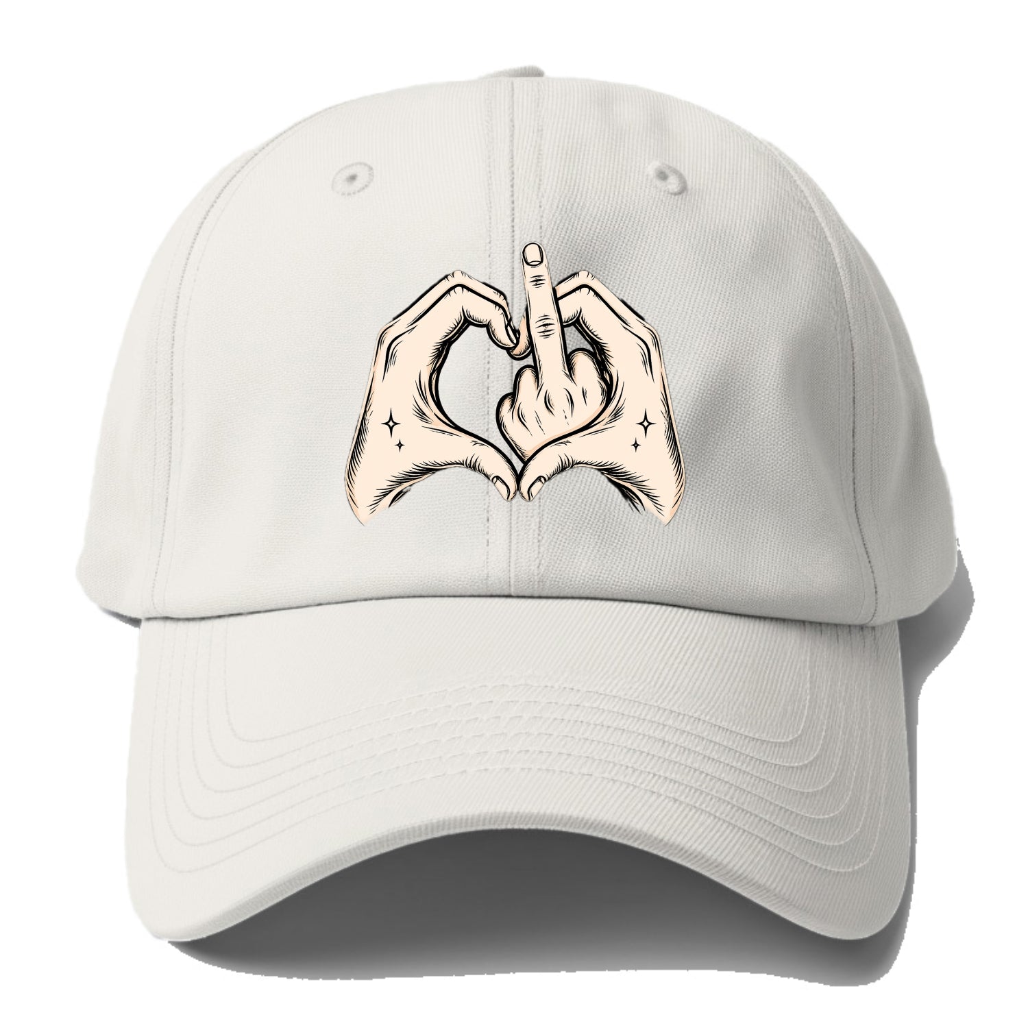 Love You Symbol - Baseball Cap For Big Heads