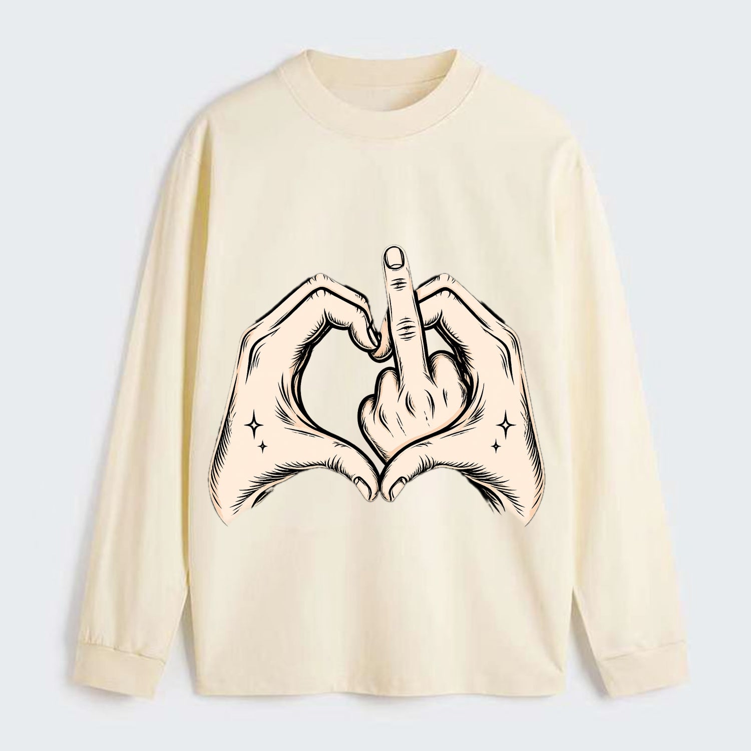 Love You Symbol - Classic Long Sleeve Shirt