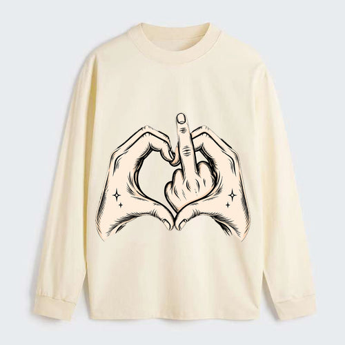 Love You Symbol - Classic Long Sleeve Shirt