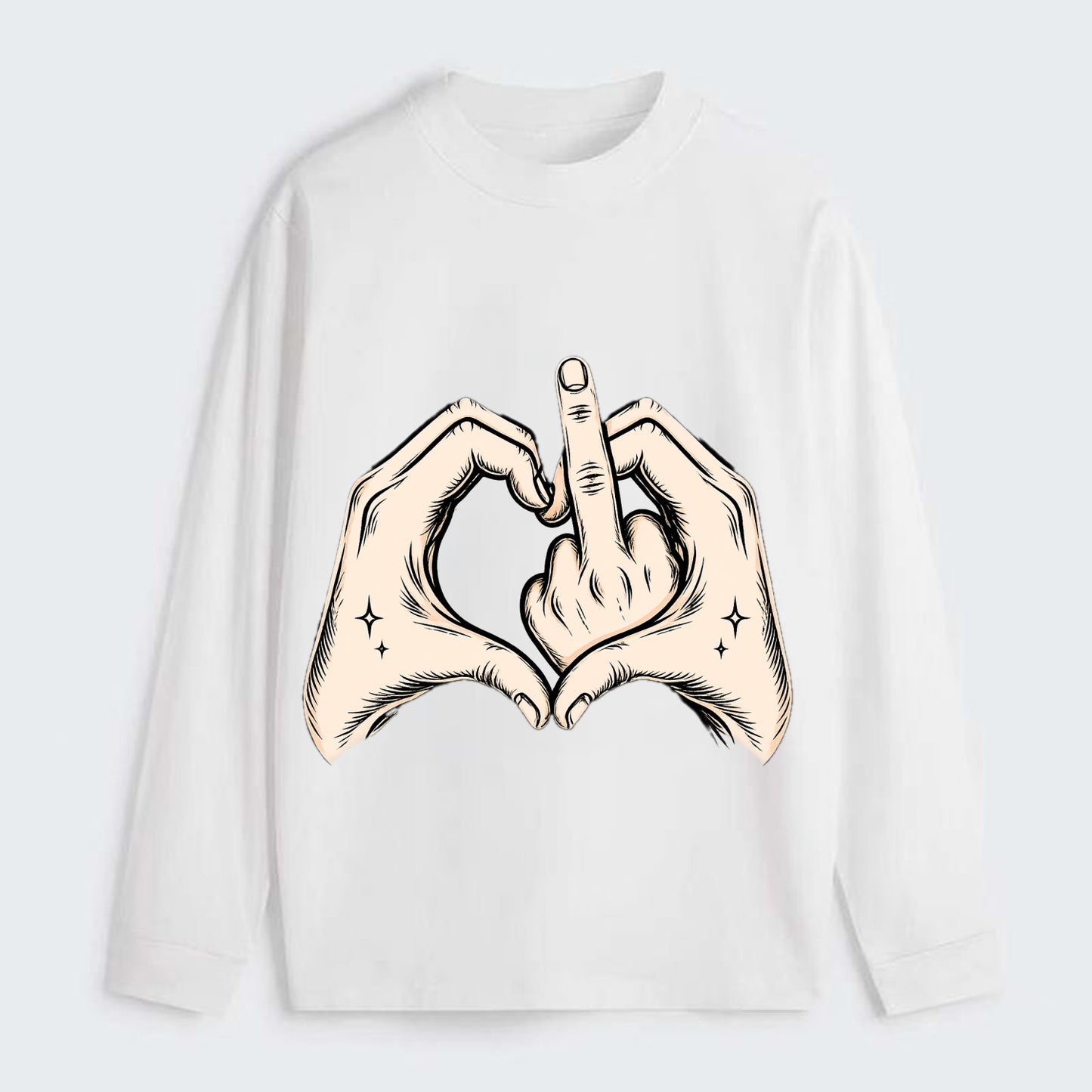 Love You Symbol - Classic Long Sleeve Shirt