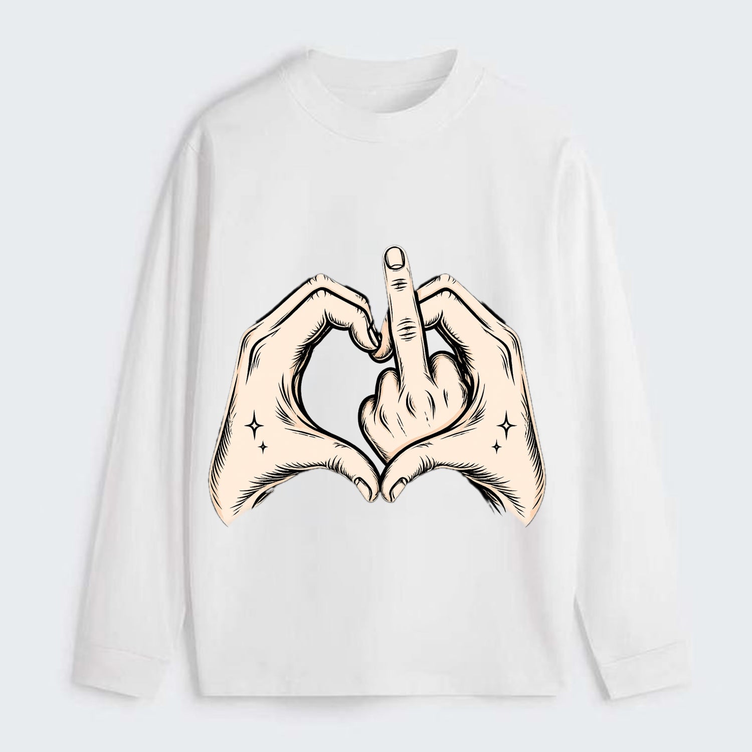 Love You Symbol - Classic Long Sleeve Shirt
