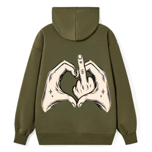 Love You Symbol - Classic Pullover Hoodie
