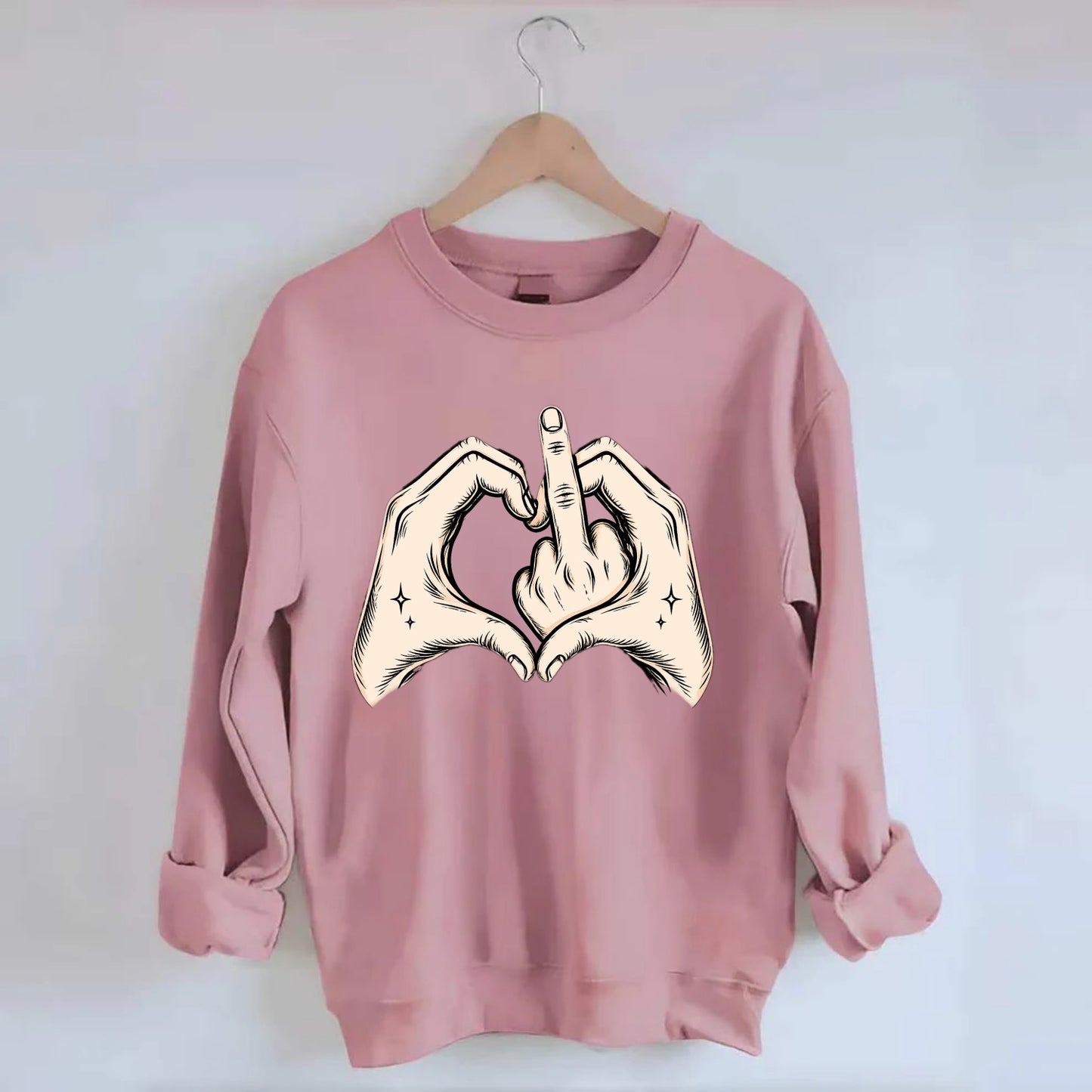 Love You Symbol - Crewneck Sweatshirt