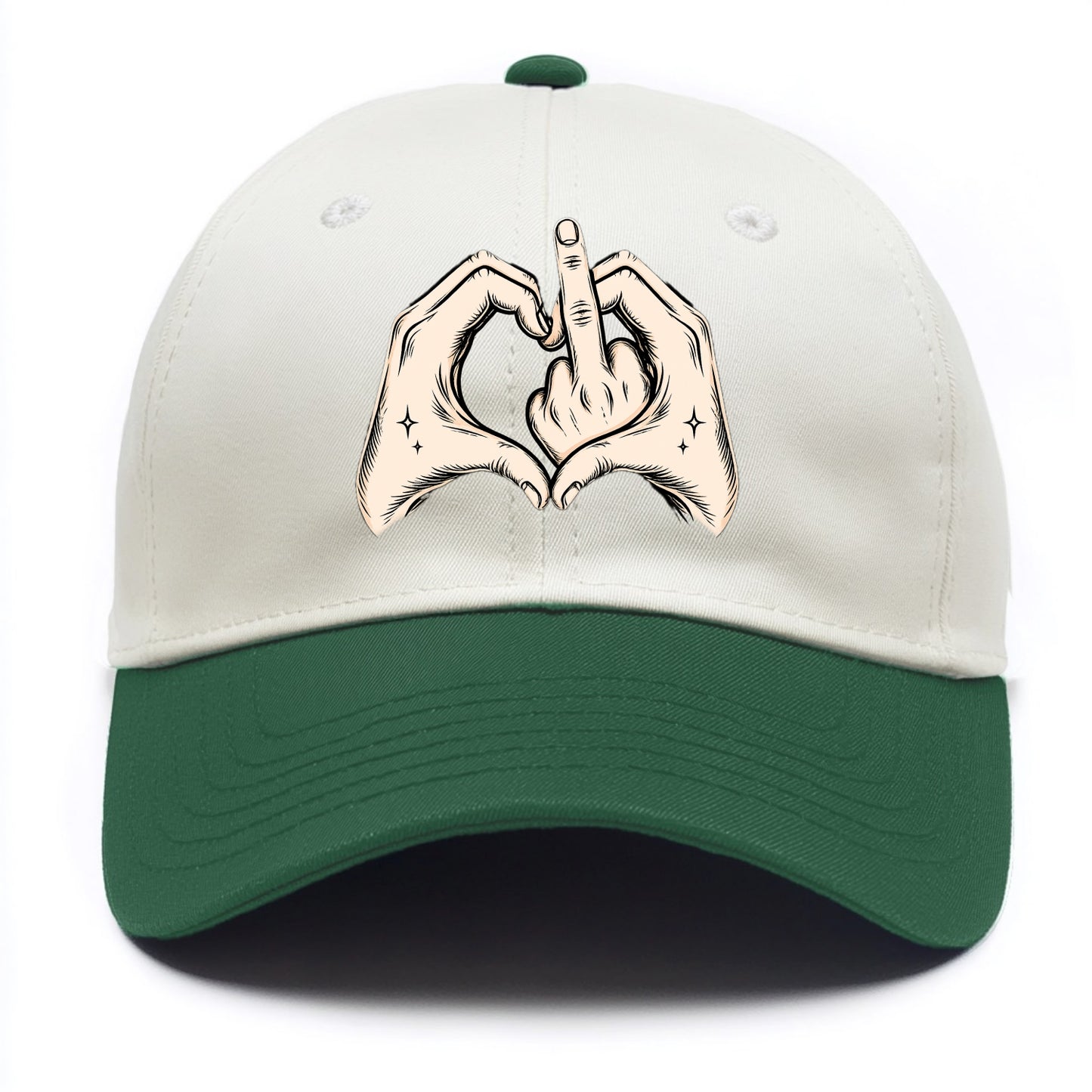 Love You Symbol - Two Tone Cap