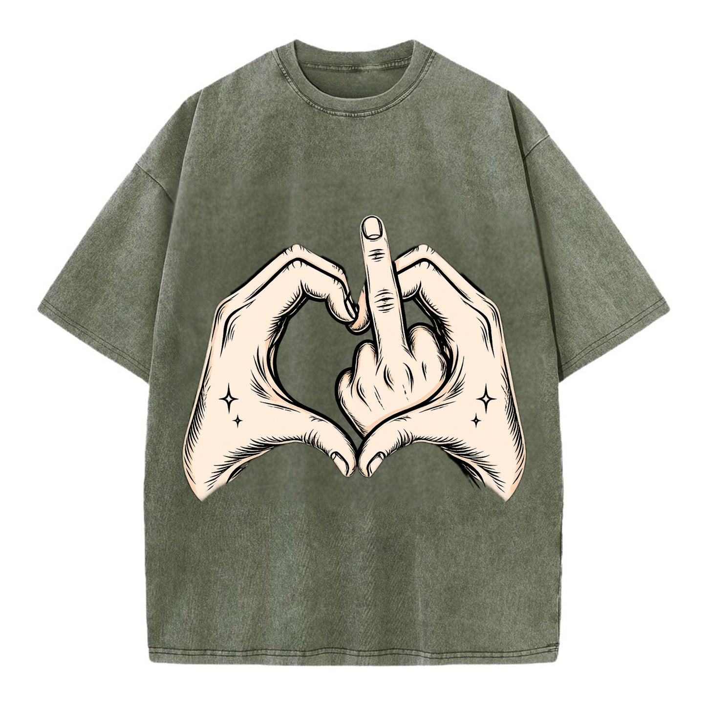 Love You Symbol - Vintage T-shirt