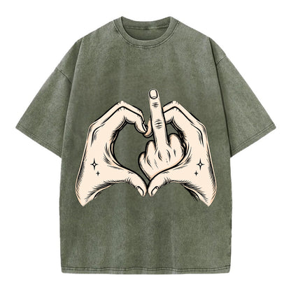 Love You Symbol - Vintage T-shirt