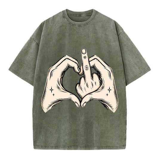 Love You Symbol - Vintage T-shirt