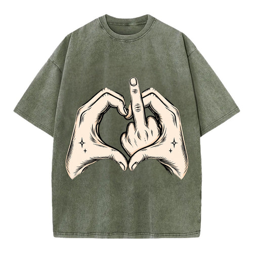 Love You Symbol - Vintage T-shirt
