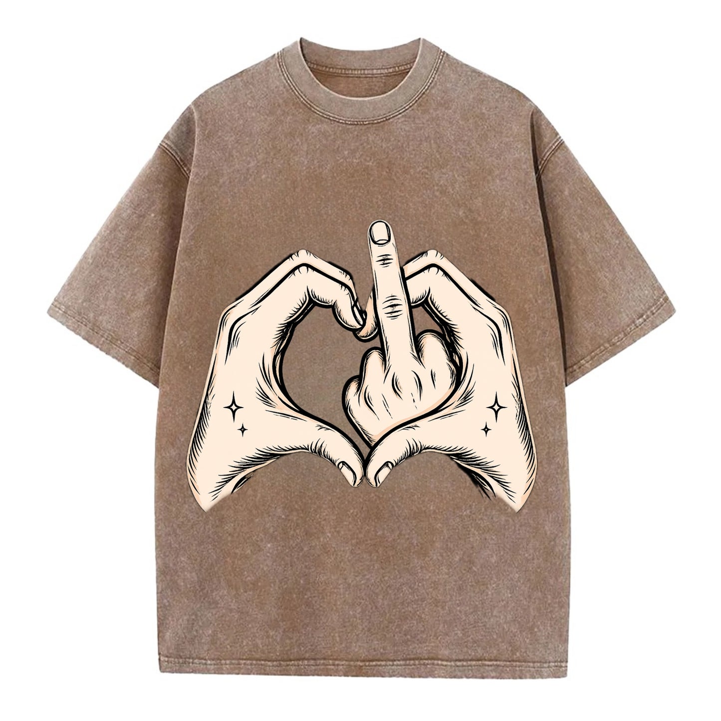 Love You Symbol - Vintage T-shirt