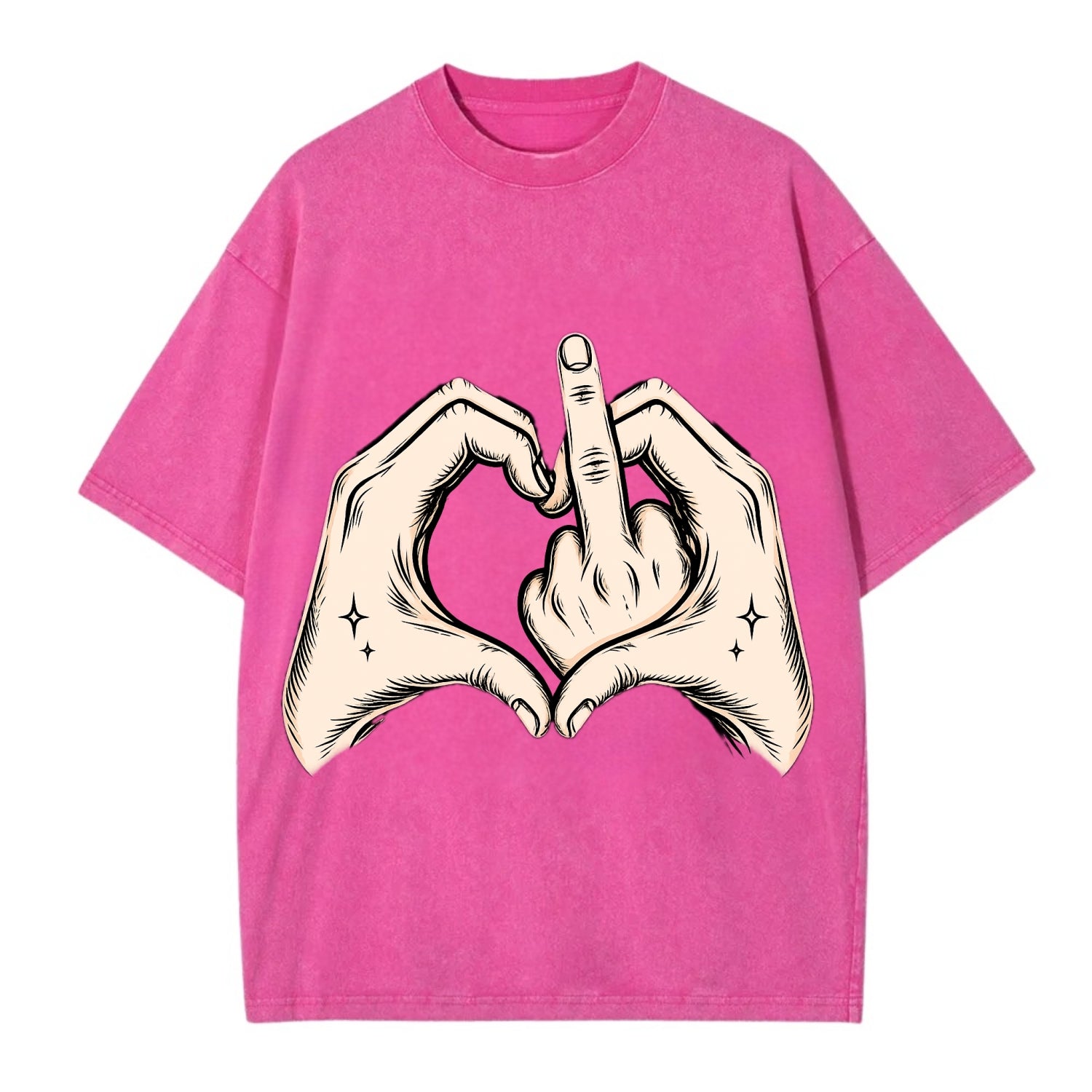 Love You Symbol - Vintage T-shirt