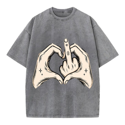 Love You Symbol - Vintage T-shirt