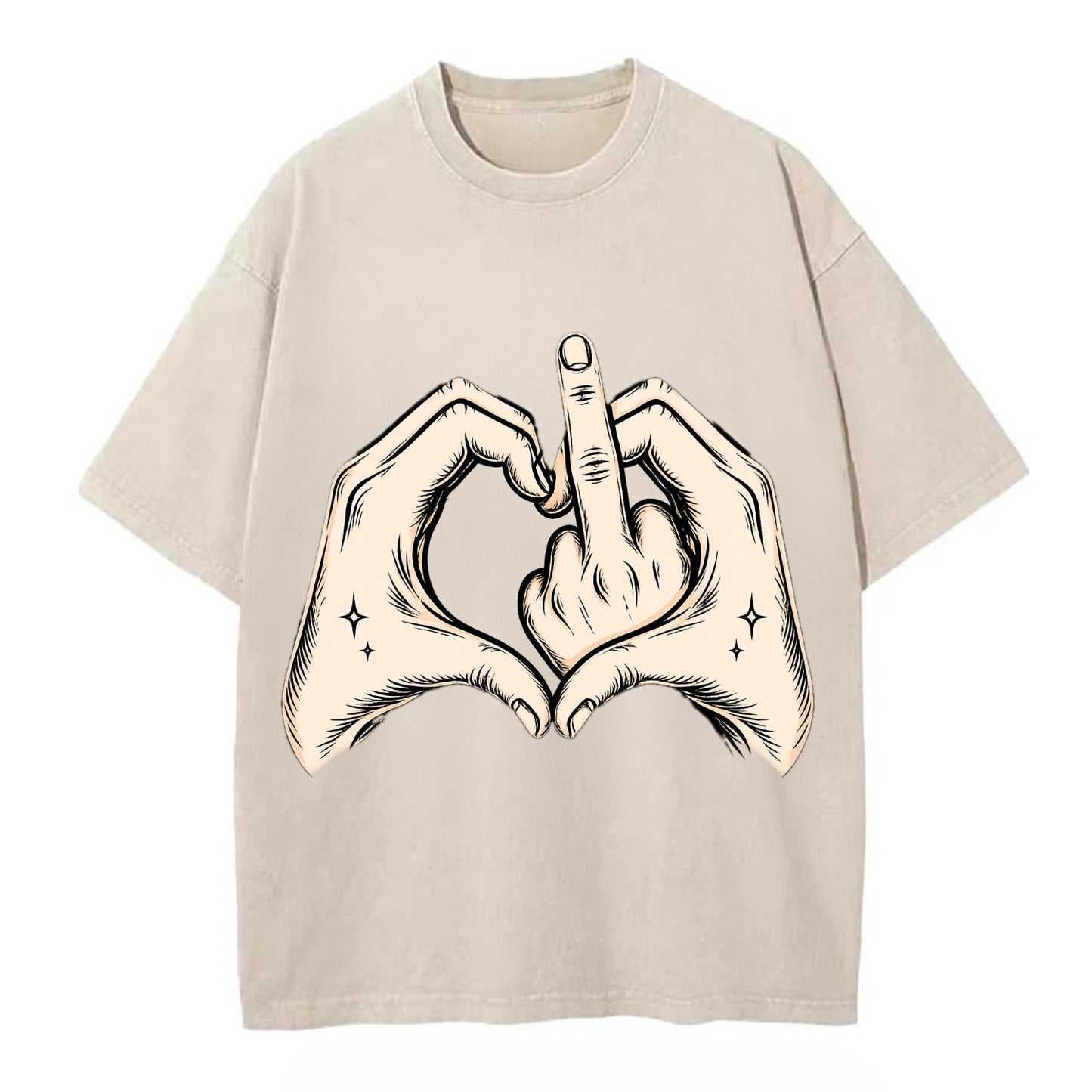 Love You Symbol - Vintage T-shirt