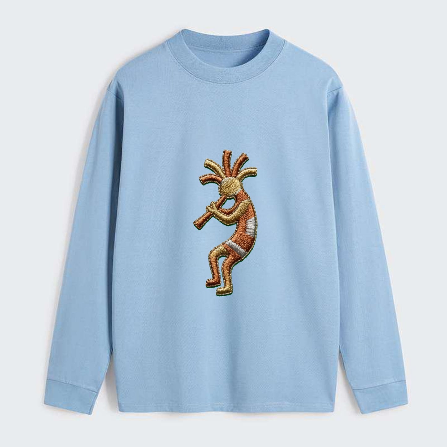 Kokopelli - Classic Long Sleeve Shirt - Light Blue