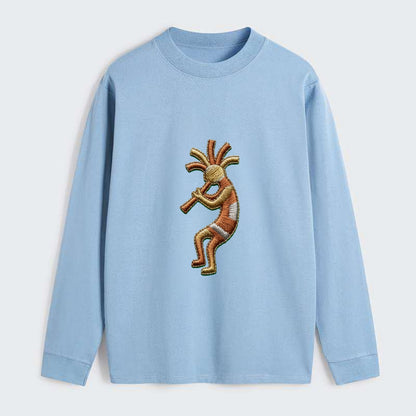 Kokopelli - Classic Long Sleeve Shirt - Light Blue
