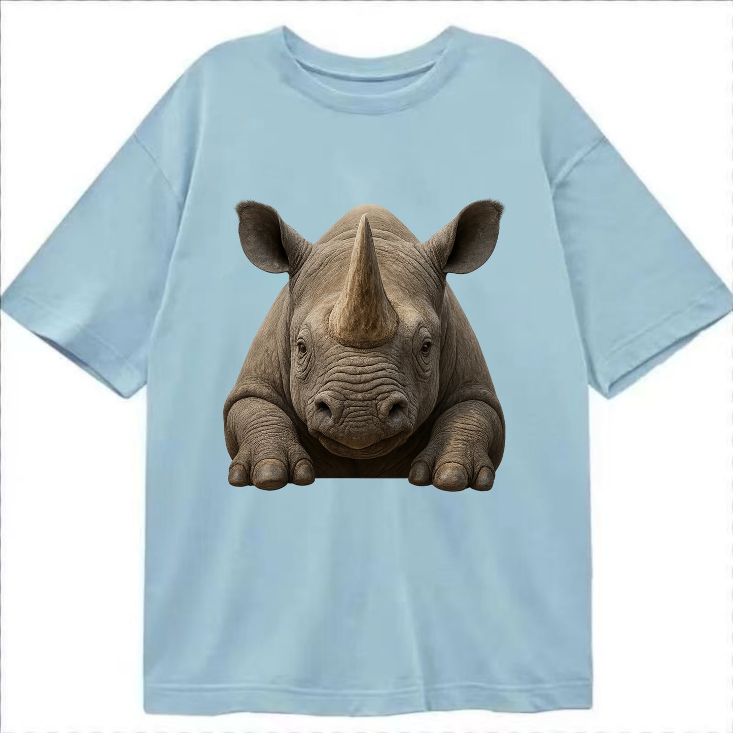 Rhinoceros  - Classic T-shirt - Light Blue