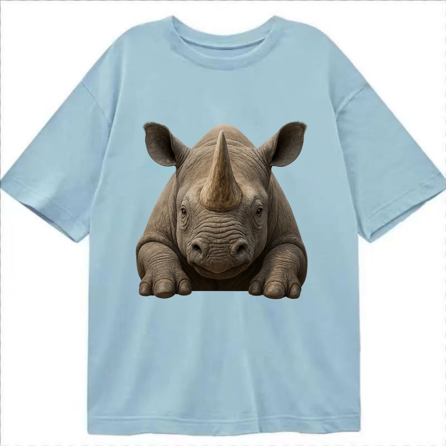 Rhinoceros  - Classic T-shirt - Light Blue