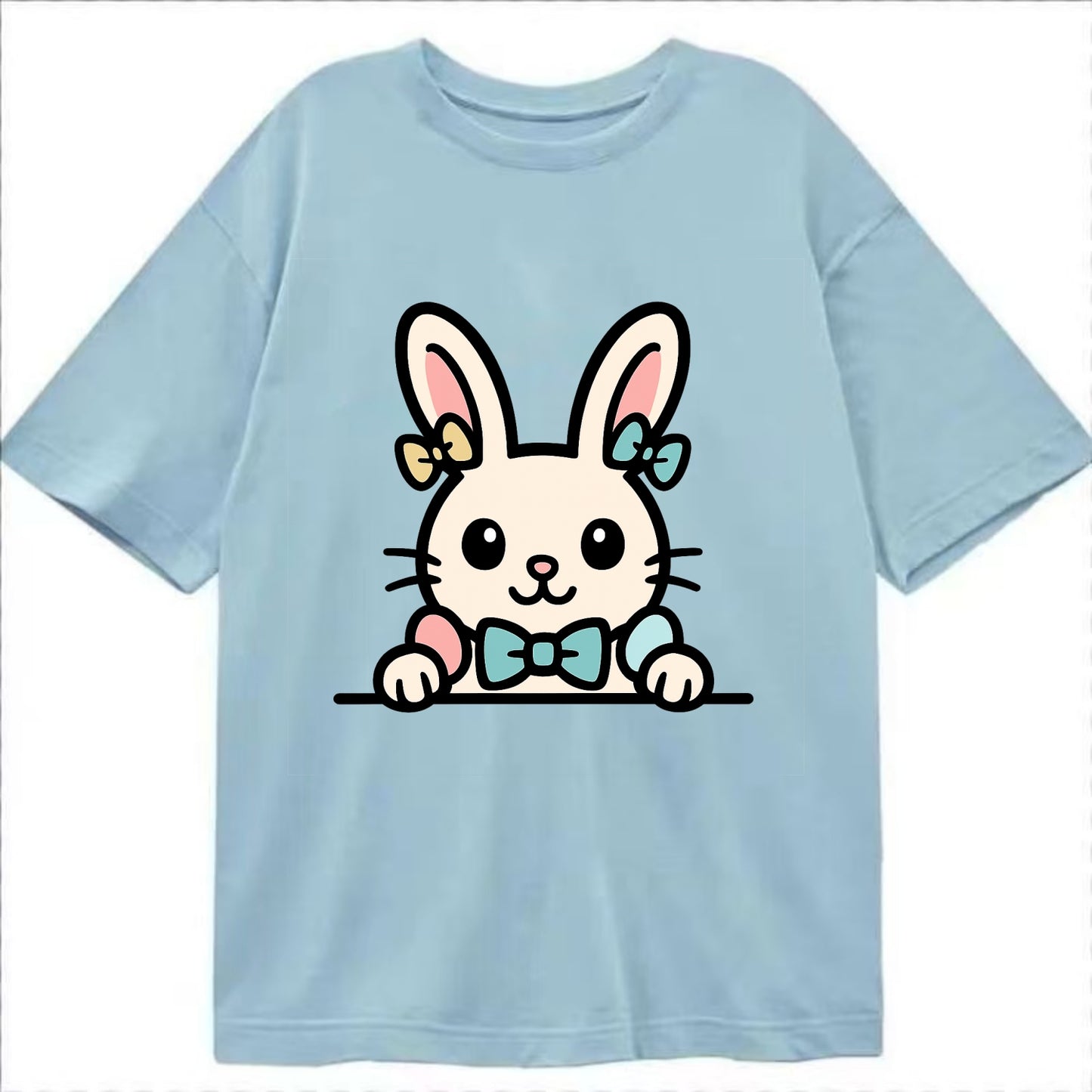 Easter Bunny  - Classic T-shirt - Light Blue