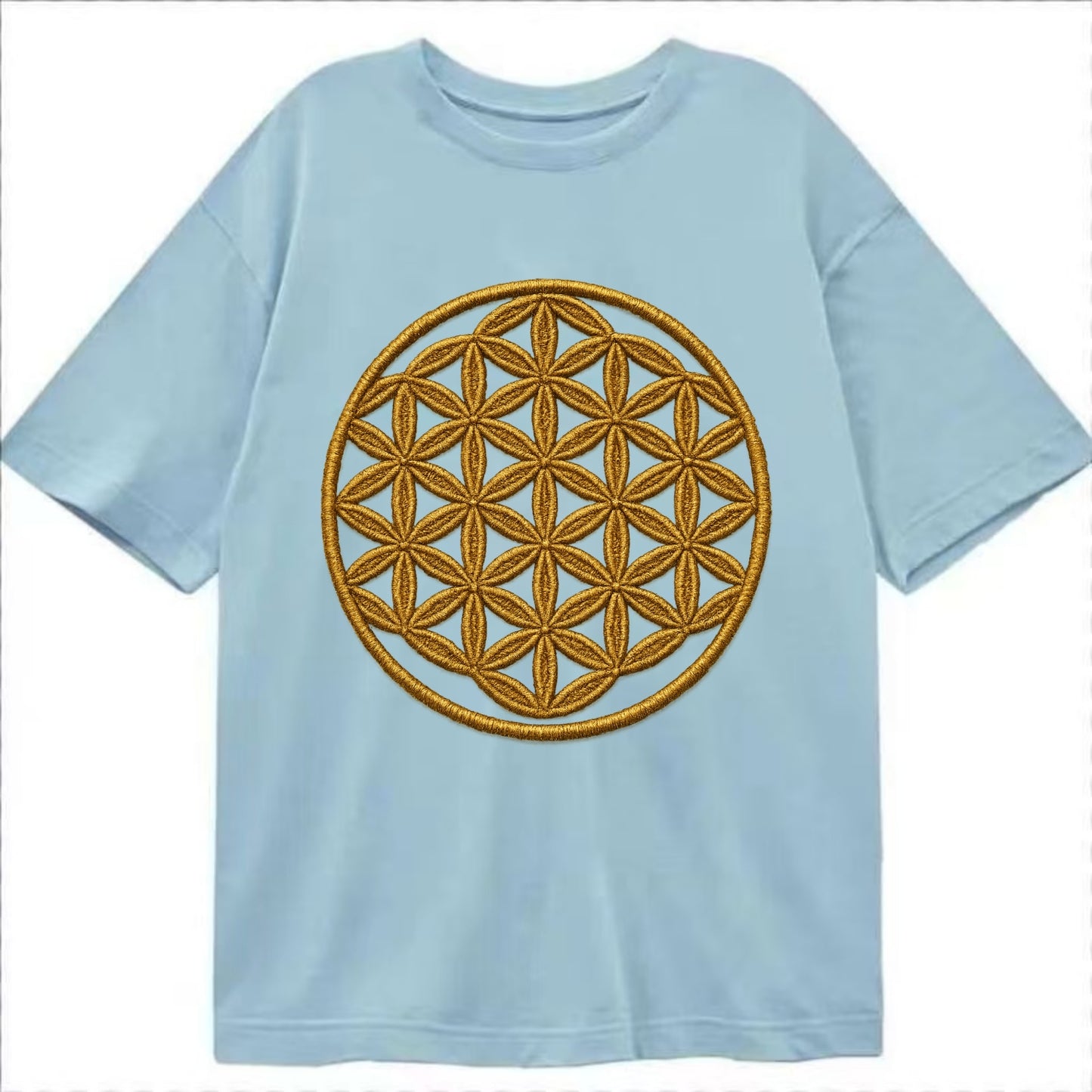 Flower of Life  - Classic T-shirt - Light Blue