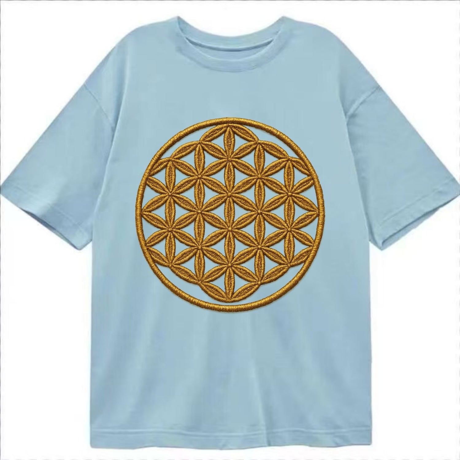 Flower of Life  - Classic T-shirt - Light Blue