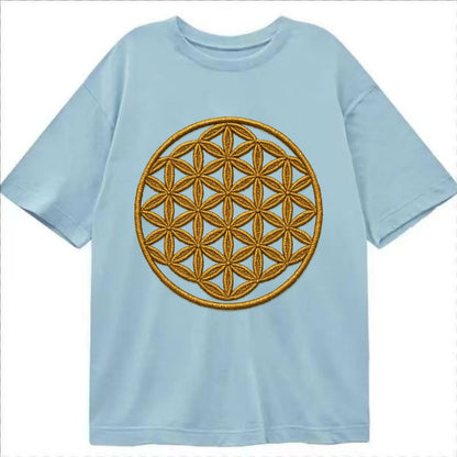 Flower of Life  - Classic T-shirt - Light Blue