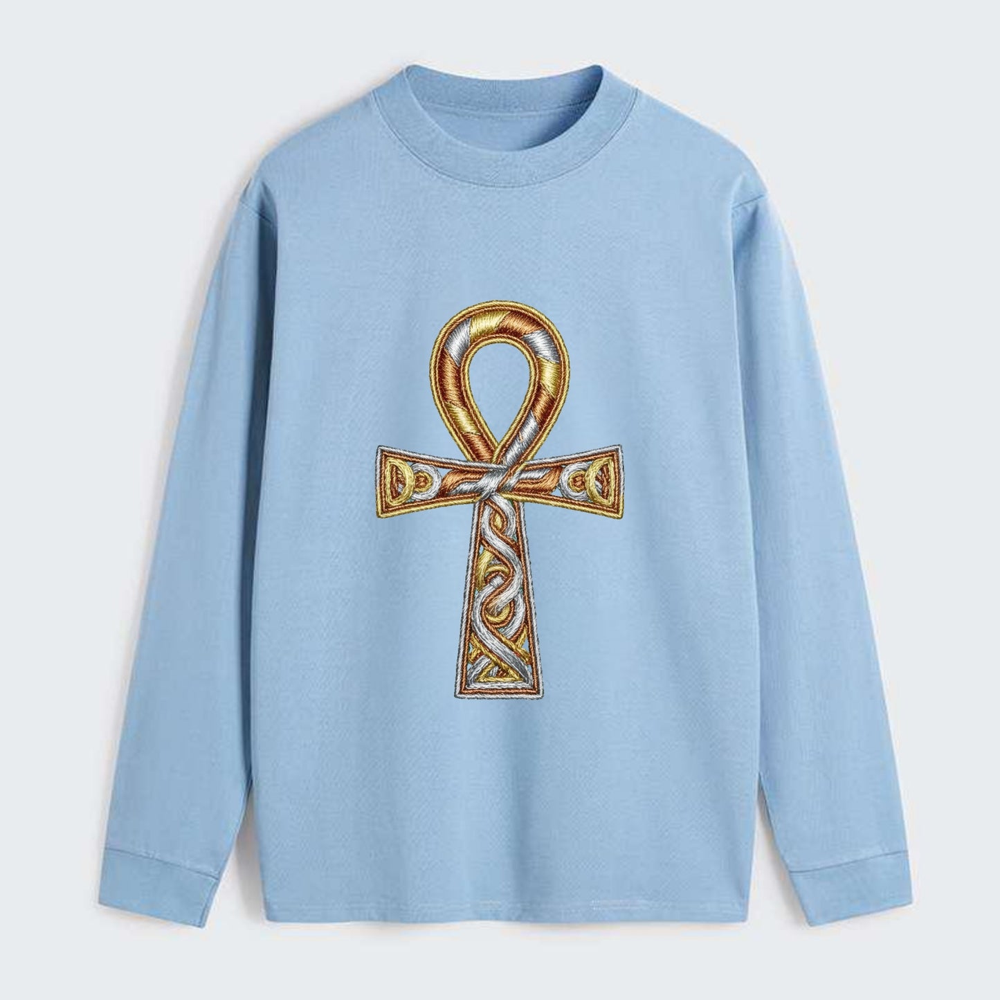 Ankh of Life - Classic Long Sleeve Shirt - Light Blue